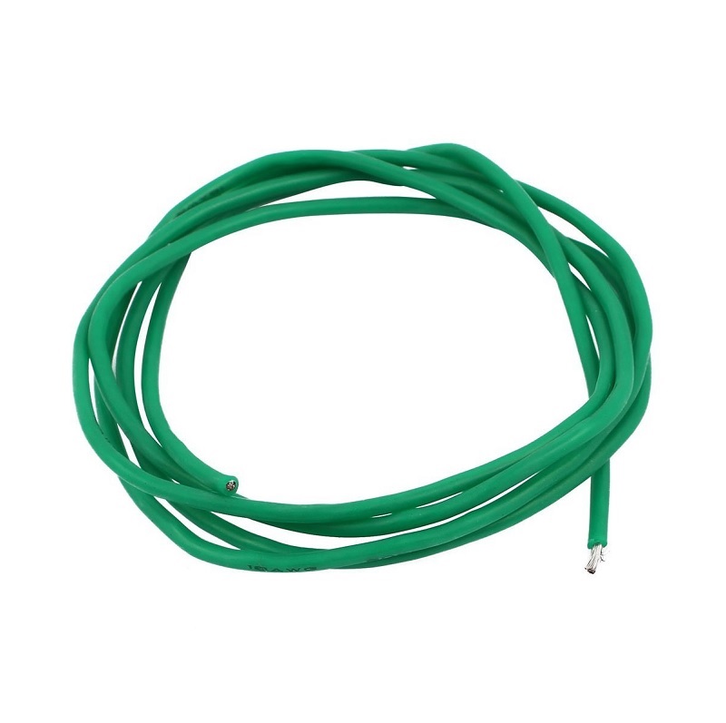 1420258 10 Meter Ul1007 22Awg Pvc Electronic Wire (Green)