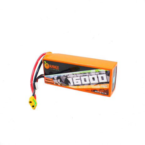 Orange 22.2V 16000Mah 5C 6S Semi Solid State Li-Ion Polymer Battery Pack - Image 2