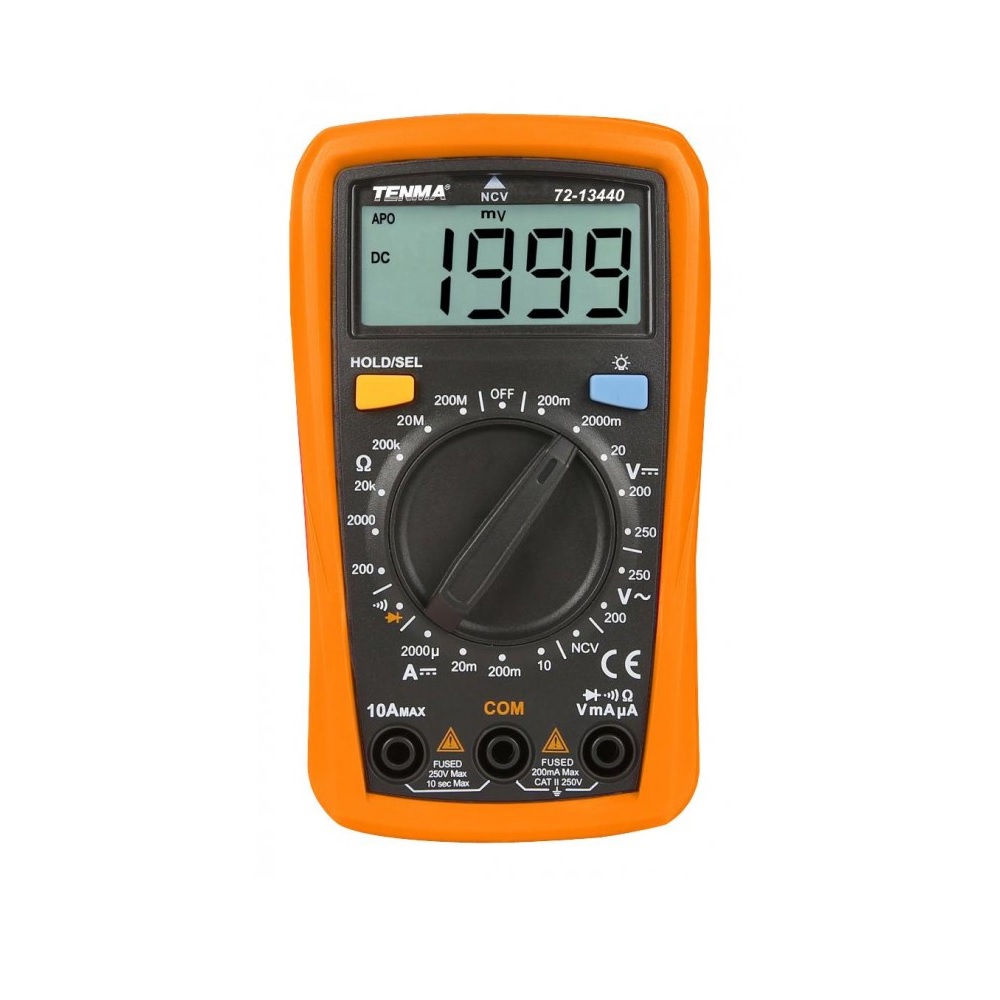 TENMA 7213440Handheld Digital Multimeter, DC Current, AC/DC Voltage