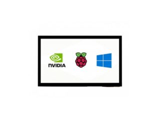 Waveshare 10.1inch Capacitive Touch Screen LCD (E), 1024×600, HDMI, IPS, Optical Bonding Screen, Supports Raspberry Pi, Jetson Nano, And PC