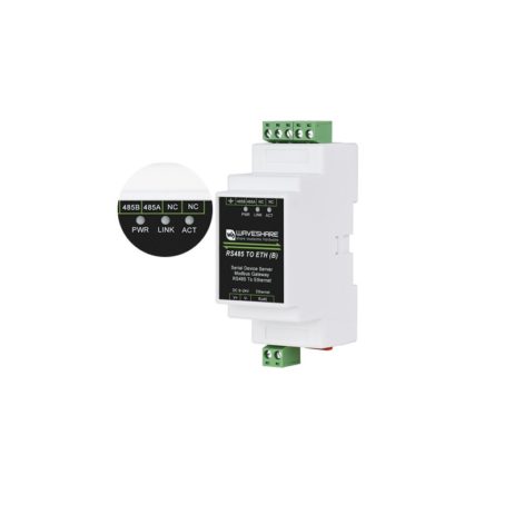 Waveshare Industrial Serial Server, Rs232 To Rj45 Ethernet Module