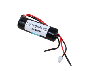 Orange ISR 18650 3.7V 1500mAh 15C 1S1P Li-Ion Battery Pack (No BMS)