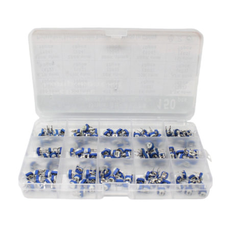 Orange 150Pcs Rm065 Horizontal Adjustable Resistor Kit