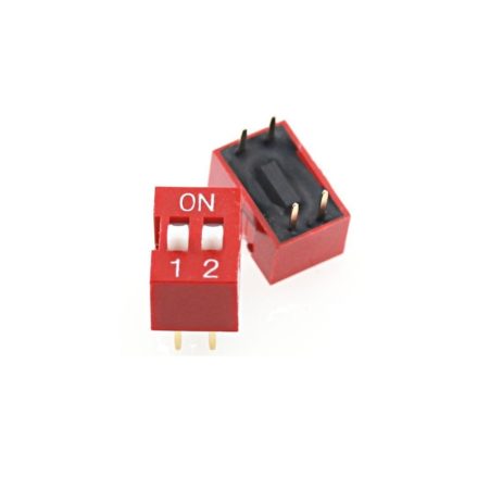 Generic 2 Pin Flat Dial Switch 2.54Mm