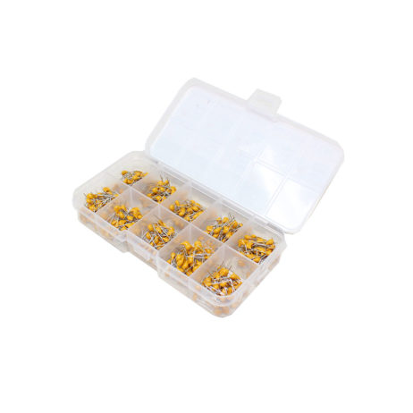 Orange Orange 500Pcs 0.1Uf 10Uf Multilayer Ceramic Capacitor Kit 1