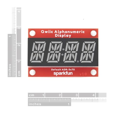 Sparkfun Sparkfun Qwiic Alphanumeric Display Green 3