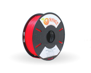 Orange ABS+ 1.75mm 3D Printing Filament 1kg-RED