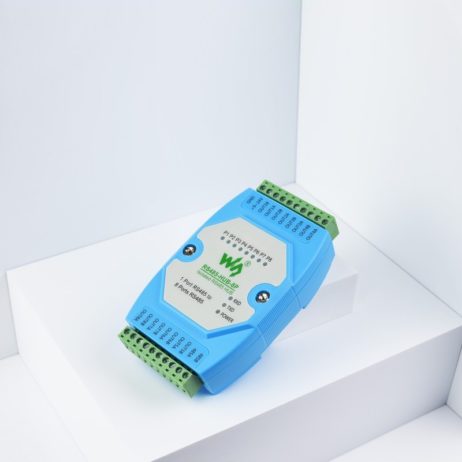 Waveshare Industrial-Grade Isolated 8-Ch Rs485 Hub, Rail-Mount Support, Wide Baud Rate Range