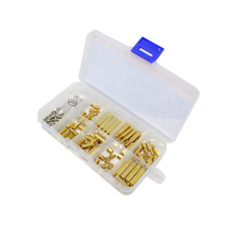 Orange 120Pcs M3 Hexagon Copper Pillar Screw Kit - Image 2