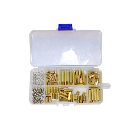 Orange 120Pcs M3 Hexagon Copper Pillar Screw Kit - Image 3