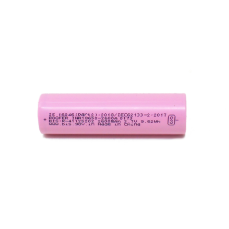 Roofer A Grade Inr18650-2600A 3.7V 2600Mah 3C Li-Ion Battery - Image 4