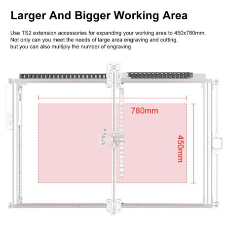 Two Trees - Extension Kit 450X780Mm For Laser Engraver Ts2 - Image 4