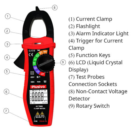 Ac Digital Clamp Meter T-Rms 6000 Counts - Image 7