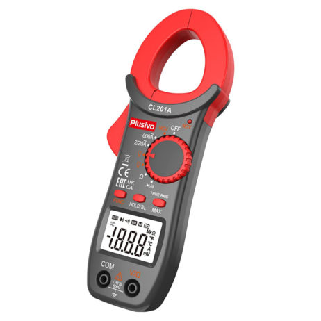 Plusivo Cl201-A Digital Clamp Meter T-Rms 1999 Counts - Image 2