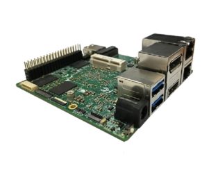 AAEON UP SQUARED Single Board computer with Intel N3350 (F1) 2GB DDR4, 32GB eMMC. Rev A1. 0