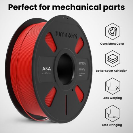 Numaker Asa Filament - Red