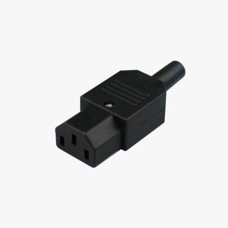 Iec 3 Pin Cable Mount Female Connector