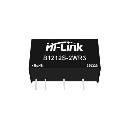 Hi-Link 12V To 12V 2W 167Ma Dc To Dc Isolation Voltage 1500Vdc Power Module Converter B1212S-2Wr3