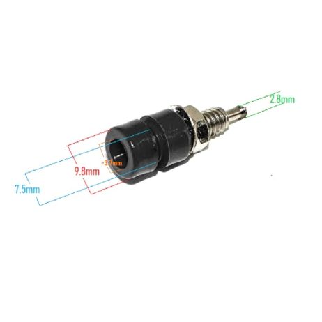 Generic 4Mm Banana Jack Socket Φ7.5Mm Panel Socket 2