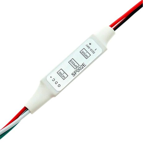 5-24V Mini 3Key Led Controller For Ws2811 Ws2812B Led Light Strip With White Dc5.5*2.1 Jack - Image 2