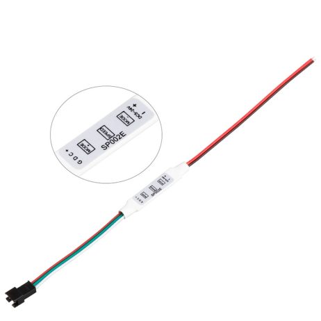 5-24V Mini 3Key Led Controller For Ws2811 Ws2812B Led Light Strip With White Dc5.5*2.1 Jack - Image 3