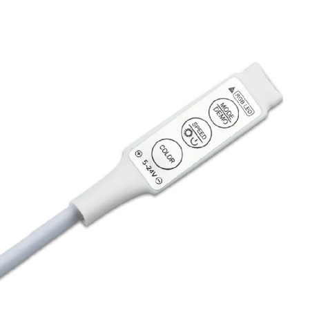 5-24V Mini 3Key Led Controller With White Dc Jack 5.5*2.1 - Image 3