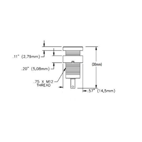 Type: A White 4Mm Banana Plug Jack Socket 1Kv /Max 32A - Image 2