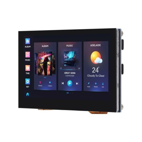 Waveshare Esp32-S3 4.3Inch Capacitive Touch Display Development Board, 800×480, 5-Point Touch, 32-Bit Lx7 Dual-Core Processor - Image 4