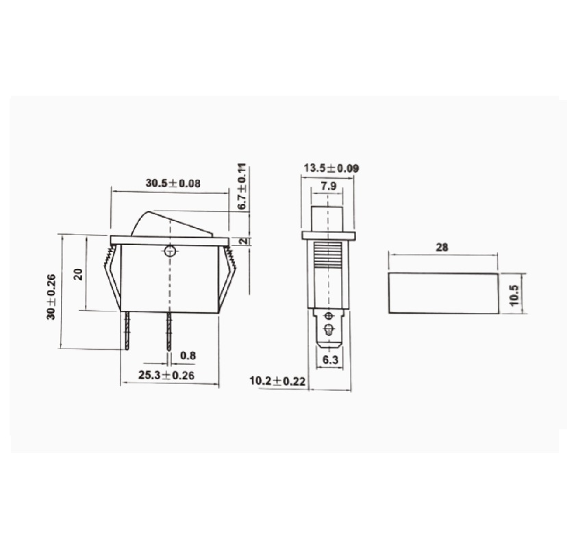 Rocker Switch-Kdc-30 Jdh 40 1 Rocker Switch-Kdc-30 - Image 3