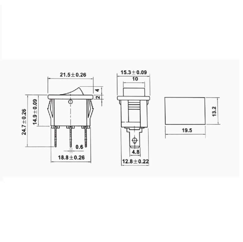 Rocker Switch-Kdc-33 Jdh 53 1 Rocker Switch-Kdc-33 - Image 2