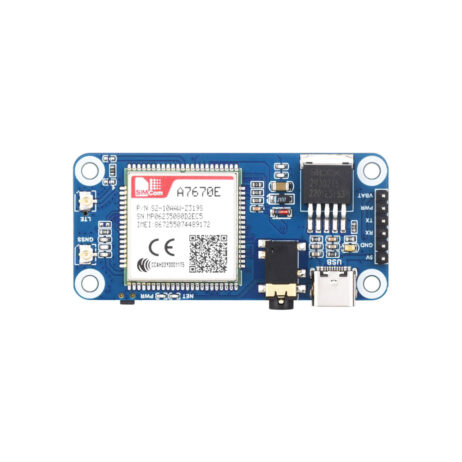 Waveshare Cat-1/Gsm/Gprs/Gnss Hat For Raspberry Pi, Based On A7670E Module, Lte