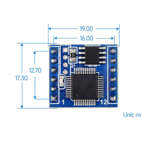 Waveshare Ttl Uart To Can Mini Module, With Ttl And Can Conversion Protocol, Supports Bi-Directional Transmitting And Receiving