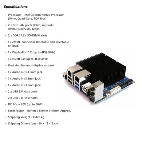 Odroid-H3+ Single Board Computer - Image 6