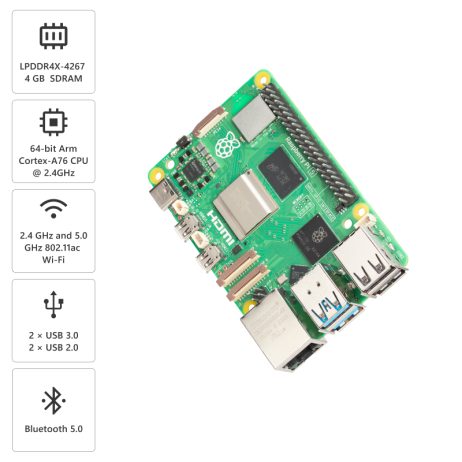 Raspberry Pi 5 Model 4Gb - Image 9