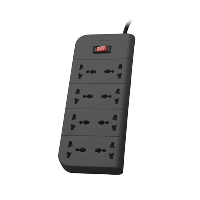 Belkin Belkin 36 Belkin 8-Socket Surge Protector Universal Socket With 6.5Ft (2-Meter), Grey