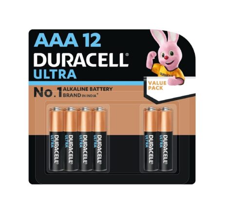 Duracell Ultra Alkaline Aaa Battery (Pack Of 12)