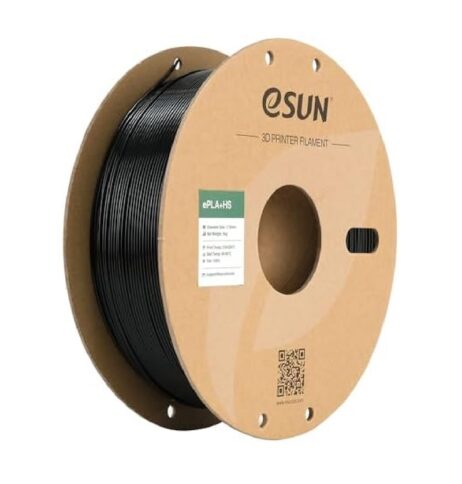 Esun Epla-Ss Filament, 1.75Mm, Black, 1Kg/Roll, With Paper Roll