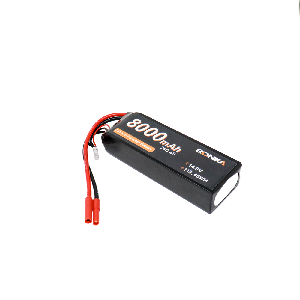 25C 4S Lithium Polymer Battery Pack Bonka 1891251 2 Bonka 14.8V 8000Mah 25C 4S Lithium Polymer Battery Pack - Image 2
