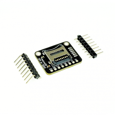 Micro Sd Spi Or Sdio Card Breakout Board – 3V Only