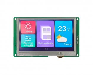 DWIN DMG48270C043_04WTC 4.3 Inch 480x272 TTL/RS232 HMI LCD Display Capacitive Touch 16MB Flash Buzzer SD interface