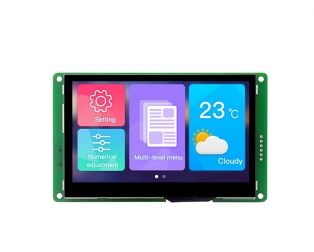 DWIN DMG48270C043_05WTC 4.3 Inch 480x272 TTL/RS232 HMI LCD Display Capacitive Touch 8MB Flash Buzzer SD interface