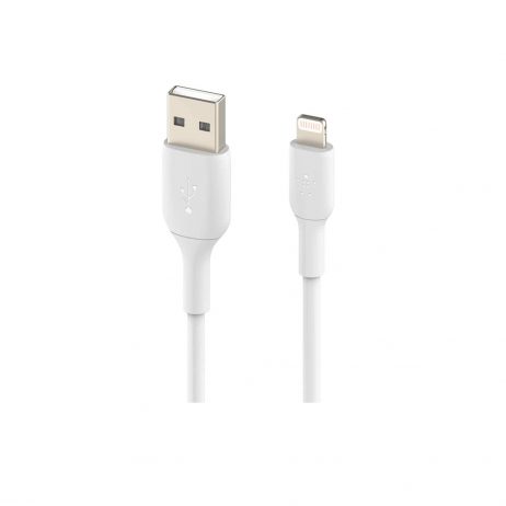 Belkin Apple Certified Pvc Lightning To Usb-A Charge And Sync Type A Cable, 3.3 Feet (1 Meter) - White