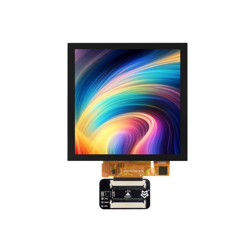 Waveshare 4inch IPS Capacitive Touch Display, 720×720 Pixels, RGB