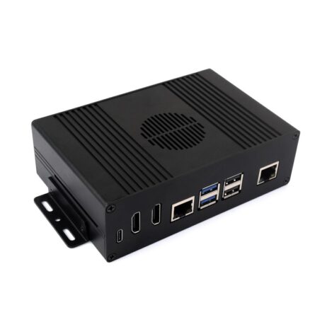 Waveshare Multi-Functional All-In-One Mini-Computer Kit Designed For Raspberry Pi5 Module Box-C Pcie To M.2 Interface (Not Included), Aluminum Alloy Case, Options For Inside Pcie Adapter Board - Image 2