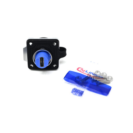 Lp-16-J/Typec31/215/Sx-43-401-Cnlinko-Usb-C Port Panel Mount Receptacles Waterproof Connector(4 Mounting Hole )
