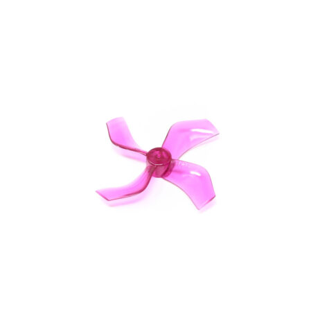 Orange Hd 40Mm 1636 Pc 4 Blade 1Mm Propellers 4Cw+4Ccw- Clear Purple (Single Hole)